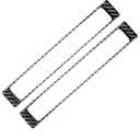 2PCS Carbon Fiber Door Sill Trim for Honda S2000 2004-2009