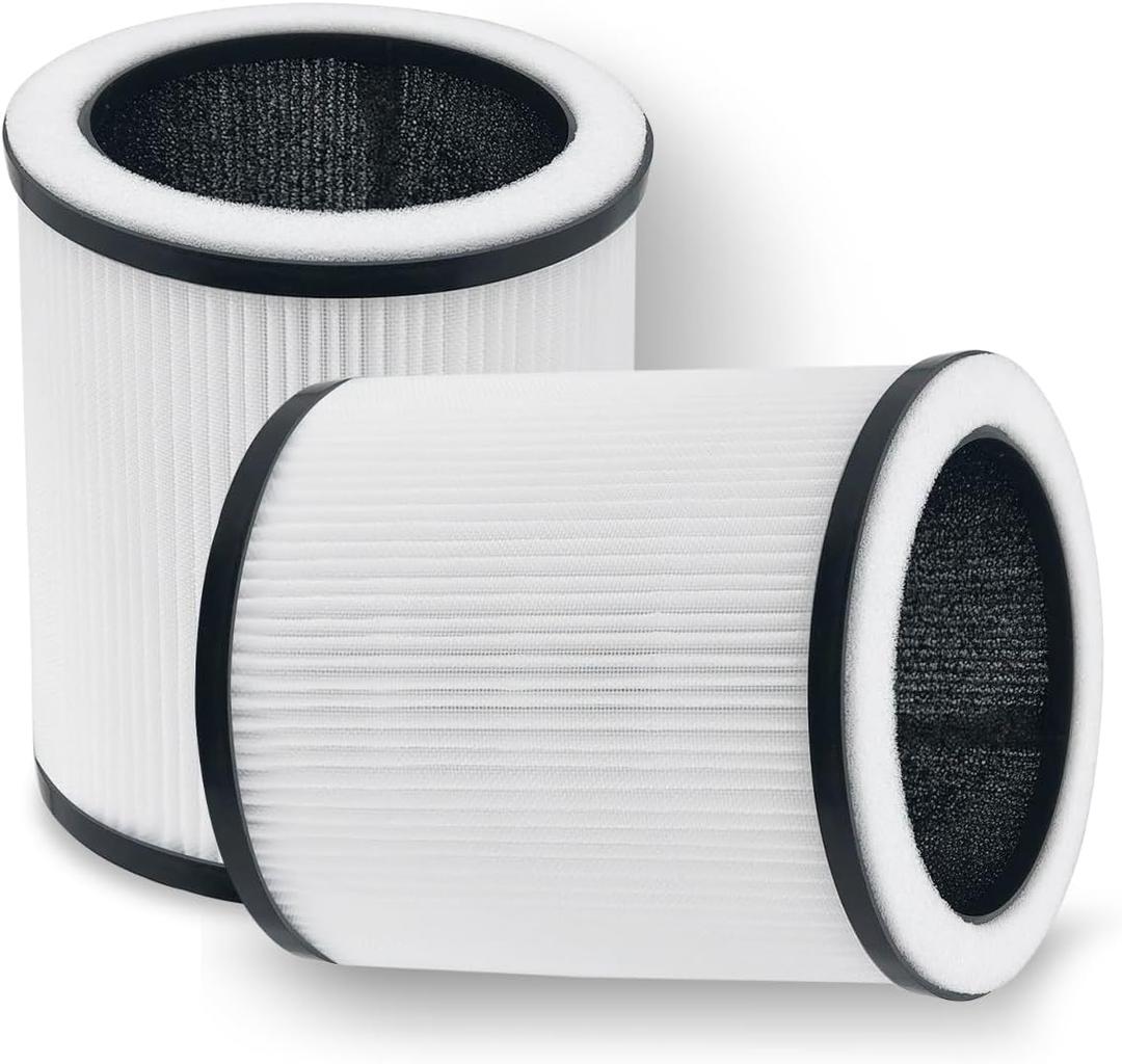 MK03 Air Filter Replacement 4-in-1 High-Efficiency HEPA Air Filter for MOOKA Smoke Pollen Dander Hair Smell Suitable- Standard Version
