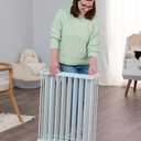 Regalo 194-Inch Super Wide Adjustable Baby Gate and Play Yard, 2-In-1, Bonus Kit, 4 Count (Pack of 1) (White)
