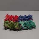 Set of 12 Plush Dragon Stuffed Animals Bulk Cute Dinosaur Plush Keychain for Back to School Gift Present Kid Birthday Halloween Christmas Gift