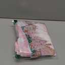 3PCS Pink Christmas Tablecloth Disposable Plastic 54x108 Inch, Rectangular Xmas Table Cover with Christmas Tree Design for Holiday Party Dinner Home Decor