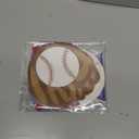 3 Pieces Baseball Garland Baseball Banner Glitter Concessions Banner Ball Triangle Bunting Pennant Flag Sports Themed Game Day Decorations for Party Favors Home Run Birthday Party Supplies