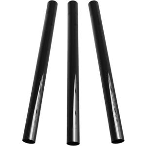 Pack of 3 Vacuum Cleaner 1-1/4" Extension Wands, Vacuum Cleaner Accessories, 32mm Vacuum Hose Plastic Wand Pipe Extent to 34inch (Black Hose, Pack of 3)