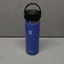 Hydro Flask Water Bottle - Insulated Stainless Steel - Wide Mouth Flex Lid, Non Spill, Leakproof and Refillable in 20 Oz
