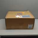 Ling's moment Wedding Arch Flowers with Sheer Drapes Kit - Artificial Spring Green Rose Floral Arrangements for Ceremony Backdrop, Arbor Decor, 5-Piece Set (2 Flower Stems + 3 Hanging Drapes) (Grn-emerald & Tawny Beige)