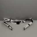 HDBUBALUS Motorcycle Engine Guard Crash Bar Fit for Harley Touring Street Glide Road Glide Road King Electra Glide Ultra 2014-2024 Black