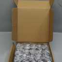 IPOPU Silver Roses Artificial Flowers,50pcs Glitter Flowers Fake Foam Roses with Stem for DIY Wedding Bridal Bouquet Home Party Christmas Decoration(Silver)
