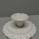 Small Cake Stand for Cupcakes, Donuts, 8 Inch Porcelain Cake Stand for Dessert Table, Vintage Cupcake Platter for Tea Party Decorations, Mini Dessert Display Stand - for 6" Cakes