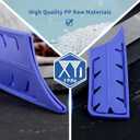 3 x XYJ 2pcs/set Safety Knife Covers Sleeves Knives Edge Guard,Universal Knife Sheath,Cleaver,Nakiri Knife Case Blade Guards Protector Blue Kitchen Knife Cover Sleeve (For 7'' Nakiri Knife)