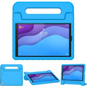 Kids Case for Lenovo Tab M10 HD 2nd Gen,Case for Lenovo TB-X306X/TB-X306F 2020 Release 10.1 inch 2nd Gen Tablet Kid Friendly Rotating Stand hockproof Light Weight EVA Cover, Blue