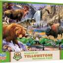 MasterPieces  100 Piece Jigsaw Puzzle for Kid 6+ Years, Wildlife of Yellowstone National Park, Educational and Fun Game, Gift Idea for Children, 19" x 14"