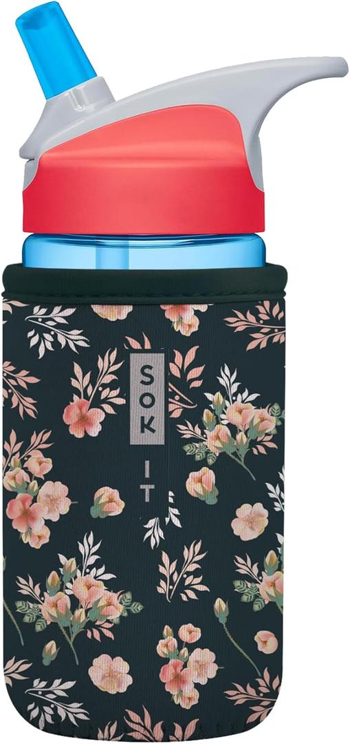 Sok It BotlSok Water Bottle Sleeve Insulated Neoprene Cover (Grey Rose, Fits 12oz CamelBak or Nalgene) Sok It BotlSok Water Bottle Sleeve Insulated Neoprene Cover (Grey Rose, Fits 12oz CamelBak or Nalgene)