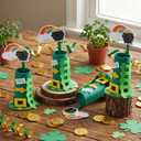 Leitee 100 Set St. Patrick's Day Leprechaun Trap Kit, DIY Catch A Leprechaun Trap Craft Kit St. Patrick's Lucky Party Supplies for St. Partrick Day Home Party Decor Preschool Projects