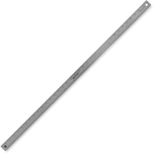 Westcott 10414 Stainless Steel Metal Ruler with Non-Slip Cork Base, 6 in