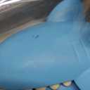 Shark Bite Game for Kids Biting Finger Push Teeth Down Funny Board Games (Blue Shark)