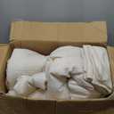 Bedsure Waffle Comforter Set King, Soft and Breathable Coconut White Bedding Comforter Set, 3 Pieces, 1 Waffle Weave Comforter (104"x90") and 2 Pillowcases (20"x36")