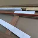 FREDBECK Bifold Door for 36x80 Opening (Double 18x80),Glass Interior Doors