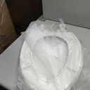 Bemis 7300SLEC Slow Close Toilet Seat, Easy Clean Hinges and Durable Plastic Seat, Made in USA, Elongated, White