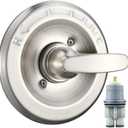 Replacement for Delta Classic 13 Series Single-Function Trim Kit, T13010 Shower Handle, Fit Delta Shower Valve R10000 Series, Brushed Nickel (Cartridge Included)