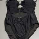Eomenie Womens Cutout One Piece Swimsuit with Ring Linked Sexy Monokini Bathing Suit for Beach Vacation