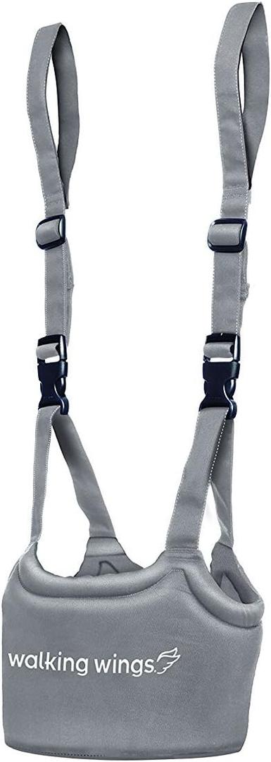 Upspring Baby Walking Wings Learn to Walk Assistant, Gray, Handheld Baby Walker Harness for Babies and Toddlers