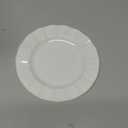 72 Pack Ivory Plastic Plates, 7" Disposable Wave Edge Salad/Dessert Plates Elegant Heavy Duty Plate for Party, Wedding, Thanksgiving, Christmas
