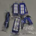 Spare Accessories Compatible for ufy 11S Max, G30, 30C Max, 15C Max, G32 Pro, Robotic Vacuum Replacements: 1 Roller Brush 6 Side Brushes 5 Unibody Filter 𝙉𝙊𝙏 𝙛𝙤𝙧 𝟏𝟏𝐒 / 𝗚𝟯𝟬 𝗛𝘆𝗯𝗿𝗶𝗱