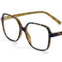 miyya Blue Light Blocking Glasses for Women, Oversized Fashion Glasses, Vintage Fake Glasses