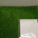 Dog Grass Large Potty Patch, Dog Litter Boxes Artificial Grass Bathroom Turf for Pet Training, Washable Puppy Pee Pad, Perfect Indoor/Outdoor Portable Potty Pet Loo (Tray system-35"X22.6")