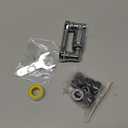 1080Swivel Faucet Extender, Sink Water Faucet Aerator Extension in Brass, Swivel Robotic Arm Bathroom Faucet Extender, Kitchen Rotating Extension Filter with 2 Mode Splash (Silver Standard)