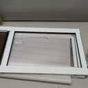 Dog Door for Sliding Glass Door, Adjustable Height 75 3/5" to 80" Sliding Door Pet Door Insert with Screen Design, Suitable for Large Dogs Up to 75 lbs, New