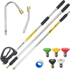 9 FT Pressure Washer Extension Wand with Handle Gun, 4000 PSI