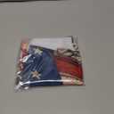 250 Anniversary USA Flag God Bless America Fan Banner for Wall, Front Door, Porch, Fence, Outdoor Decorations 1.5x3 FT with Brass Grommets (2 Pack) (Blue1)