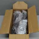 5 Inch Caster Wheels Heavy Duty with Dual-Lock Safety Brake and Rubber Tire Wheels, Heavy Duty - 400 Lbs Per Caster for Workbench, Trolley, Cabinet, Swivel Rubber Wheel 4-Packs with mounting Hardware