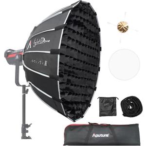 Aputure Light Dome Mini III Softbox,Bowens Mount Octagonal Softbox Quick-Setup Soft Light Modifier for Video Light Aputure Amaran 200/100/300c/150c/60d s/60x s