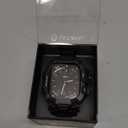 ULTIMAL Rugged Case with Band for Apple Watch 49mm,Compatible with Apple Watch Ultra 3/2/1, Military Grade Shockproof Bumper Cover for iWatch Tactical Band Men (Black, 49mm)