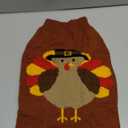 Thanksgiving Dog Sweater, Knitted Dog Thanksgiving Fall Holiday Sweaters Outfit Clothes for Small Medium Large Dogs Pets (Turkey, Large)