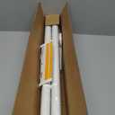 Umimile Tension Curtain Rod, 51-165 inches Adjustable Spring Shower Tension Curtain Rod, Stainless Steel Closet Rod for Windows or Shower, No Drilling, No Rust, Easy to Install, White