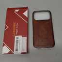 LOHASIC Designed for iPhone 17 Pro Leather Case, Strong Magnetic Compatible with MagSafe Luxury Classic Protective Cases for iPhone 17 Pro 6.3" 2025, Dark Brown