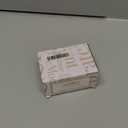 UNIQOOO 3.5" Birch Wood Stand for Monthly Desk Calendar, Wooden Block Base, Cardstock Holder, For Office Home Retail Reception Decor, Photo Display, 2 Pack