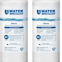 Waterspecialist WS645A Refrigerator Water Filter, Replacement for Samsung® DA97-17376B, HAF-QIN/EXP, HAF-QIN, RF28T5001SR, DA97-08006C, RS27T5200SR, RF28R7351SG, RF24R7201SR, RF27T5201SR, 2 Pack