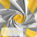 3 x SASTYBALE Bathroom Shower Curtain, Geometric Minimalist Modern Style, Waterproof Machine Washable Heavy Duty Cloth Bathroom Curtains with 12 Hooks, 72x84 Inch