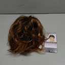 Mens Brown Wig Short Fluffy Natural Hair Synthetic Halloween Cosplay Costume Party Full Wigs