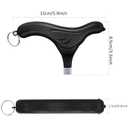 Buckle Release Tool - Compatible with Baby Car Seat, Stroller, Vehicle Buckle & Other Push Button Device - Easy Buckle Release Aid for Arthritis, Long Nails & Elderly (Pack of 2) (Black)