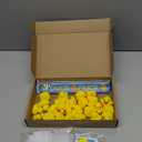 Realspring 122 Pcs Duck Party Favors 24 Pcs Mini Rubber Duck Slap Bracelets Stickers White Organza Bags Cute Gifts Supplies for Birthday Shower Prizes Decorations