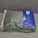 MIULEE Velvet Curtains 90 inches - Luxury Blackout Curtains for Bedroom Living Room Thermal Insulated Super Soft Window Drapes Rod Pocket & Back Tab, Sage Green, W52 x L90 inches, 2 Panels