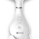 VIMINTO  3-in-1 Face Massager  Facial Massager Tool with Soothing Heat, Vibration, and Smart Touch  Red, Blue & Green Light Modes for Relaxation and Radiance  Compact & Portable - White