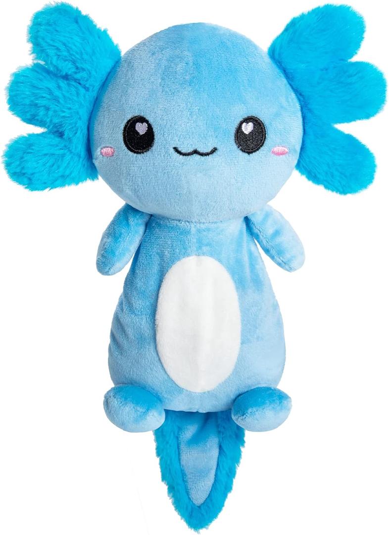 Axolotl Microwavable Unscented Heating Pad for Women and Kids- Cute Soft Cozy Pillow Plush Heatable Warm Stuffed Animals - Kawaii Hot and Cold Plushie Food Toy - Axolotl Gifts for Girls and Boys