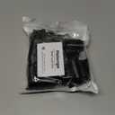 Helonge Shelf Lock Clip, 25 Pairs (50 Pcs) 0.73 Inches Wire Shelving Lock Clips Post Shelvings Sleeves Replacements for Wire Shelving