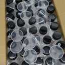 Mini Liquor Bottles,50 Pack Empty Spirit Bottles with Black Cap,1oz/30ml Mini Alcohol Bottle with 20 Funnels,Miniature Bottle for Weddings,Party Favors